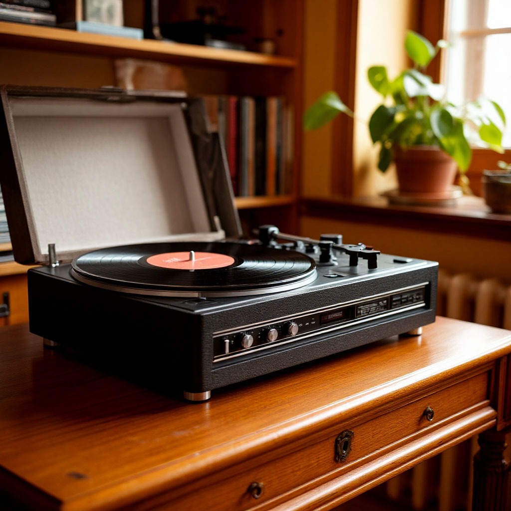 Vinyl turntables and record players